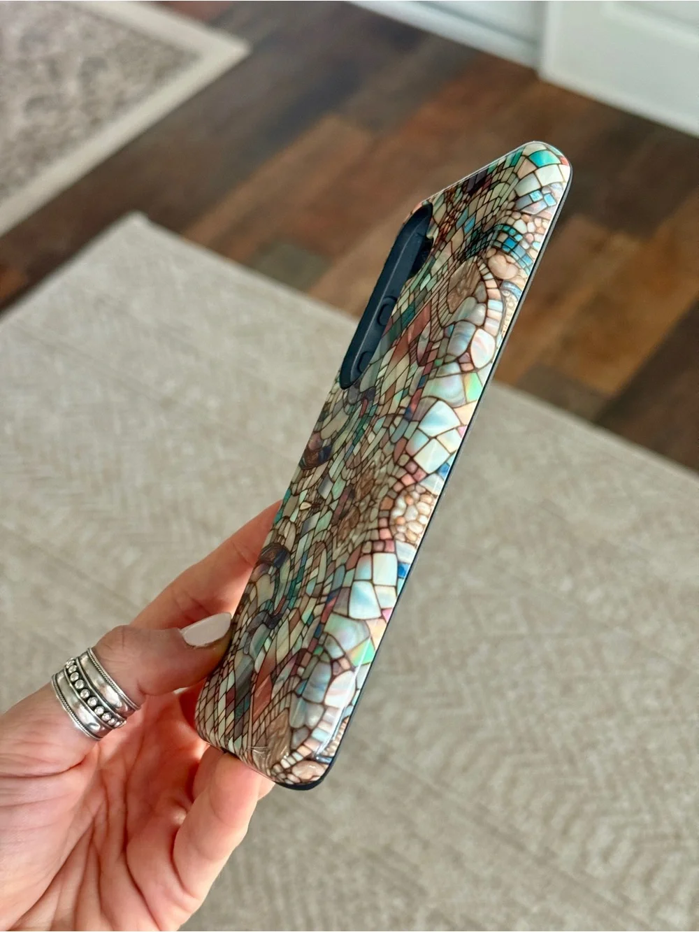 Mermaid Stained Glass Mosaic Tough Phone Case For Galaxy S25
